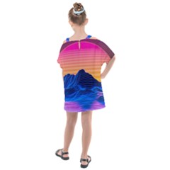 Kids  One Piece Chiffon Dress 
