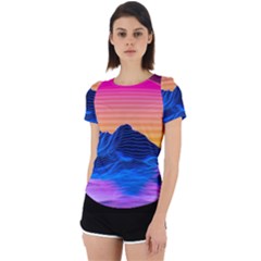 Back Cut Out Sport T-Shirt 