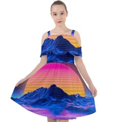 Cut Out Shoulders Dress 