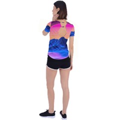 Back Circle Cutout Sports T-Shirt 