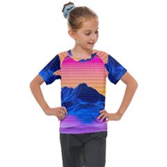 Kids  Mesh Piece T-Shirt 