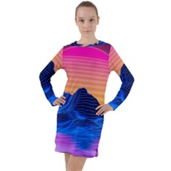 Long Sleeve Hoodie Dress 