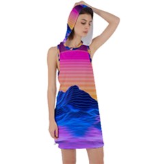 Racer Back Hoodie Dress 