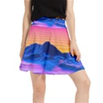 Outrun-vaporwave-hd-wallpaper-preview Waistband Skirt