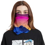 Outrun-vaporwave-hd-wallpaper-preview Face Covering Bandana (Two Sides)