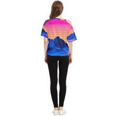 One Shoulder Cut Out T-Shirt 