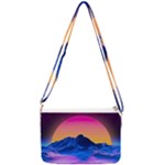 Outrun-vaporwave-hd-wallpaper-preview Double Gusset Crossbody Bag