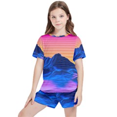 Kids  T-Shirt And Sports Shorts Set 