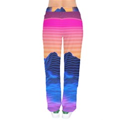 Women Velvet Drawstring Pants 