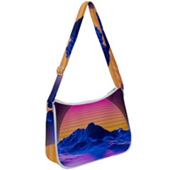 Zip Up Shoulder Bag 
