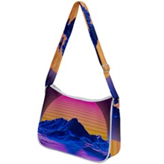 Zip Up Shoulder Bag 