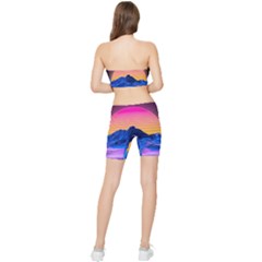Stretch Shorts and Tube Top Set 