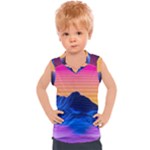 Outrun-vaporwave-hd-wallpaper-preview Kids  Sport Tank Top