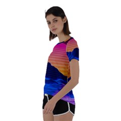 Short Sleeve Open Back T-Shirt 