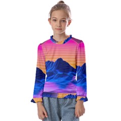 Kids  Frill Detail T-Shirt 