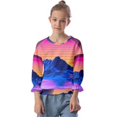 Kids  Cuff Sleeve Top 