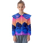 Outrun-vaporwave-hd-wallpaper-preview Kids  Peter Pan Collar Blouse