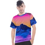 Outrun-vaporwave-hd-wallpaper-preview Men s Sport Top