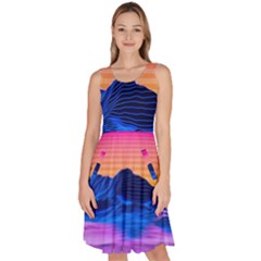 Knee Length Skater Dress With Pockets 