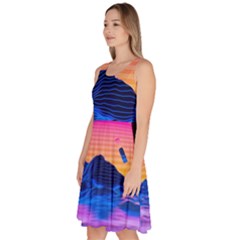 Knee Length Skater Dress With Pockets 