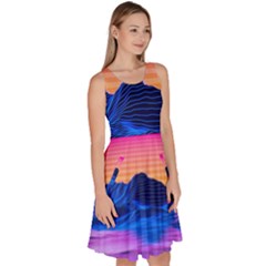 Knee Length Skater Dress With Pockets 