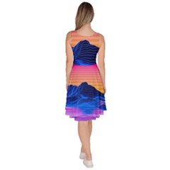Knee Length Skater Dress With Pockets 
