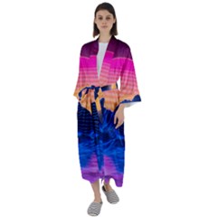 Maxi Satin Kimono 