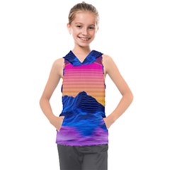 Kids  Sleeveless Hoodie 