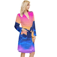 Long Sleeve Velvet Robe 