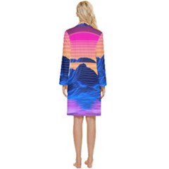 Long Sleeve Velvet Robe 
