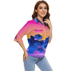 Women s Quarter Sleeve Pocket Shirt 