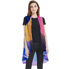 Sleeveless Chiffon Waistcoat Shirt 