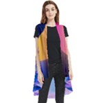 Outrun-vaporwave-hd-wallpaper-preview Sleeveless Chiffon Waistcoat Shirt