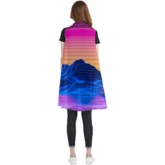 Sleeveless Chiffon Waistcoat Shirt 