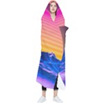 Outrun-vaporwave-hd-wallpaper-preview Wearable Blanket
