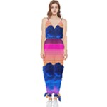 Outrun-vaporwave-hd-wallpaper-preview Sleeveless Tie Ankle Jumpsuit