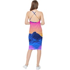 Bodycon Cross Back Summer Dress 