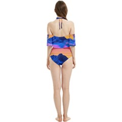 Halter Flowy Bikini Set  
