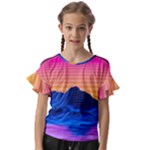 Outrun-vaporwave-hd-wallpaper-preview Kids  Cut Out Flutter Sleeves