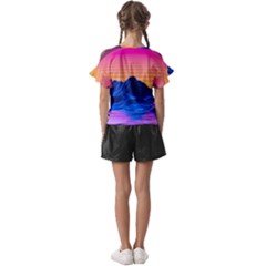 Kids  Cut Out Flutter Sleeves 