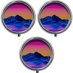 Mini Round Pill Box (Pack of 3) 