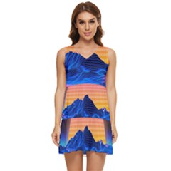Tiered Sleeveless Mini Dress 
