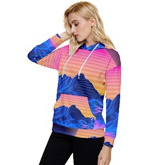 Women s Lightweight Drawstring Hoodie 