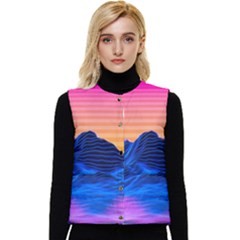 Women s Button Up Puffer Vest 