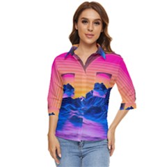Women s Quarter Sleeve Pocket Shirt 
