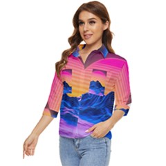 Women s Quarter Sleeve Pocket Shirt 
