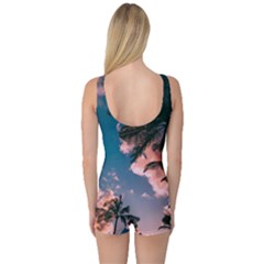 One Piece Boyleg Swimsuit 