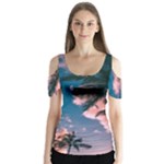 Pexels-photo-2486168 Butterfly Sleeve Cutout Tee 