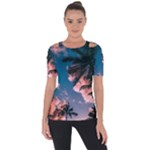 Pexels-photo-2486168 Shoulder Cut Out Short Sleeve Top