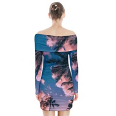 Long Sleeve Off Shoulder Dress 